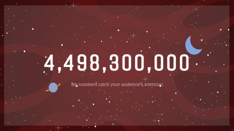 Galaxie dégradé Modèles de présentation