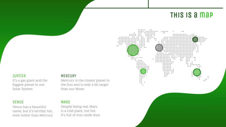 은하계 그레이디언트 프레젠테이션 템플릿