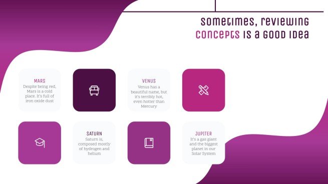 Galaxie Farbverlauf Präsentationsvorlage