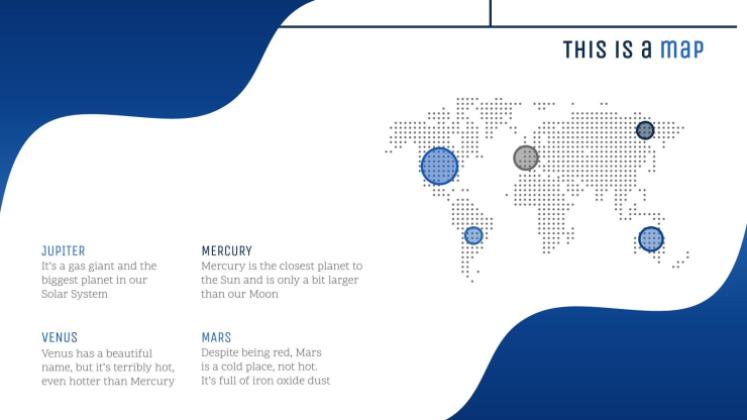 Galaxie Farbverlauf Präsentationsvorlage