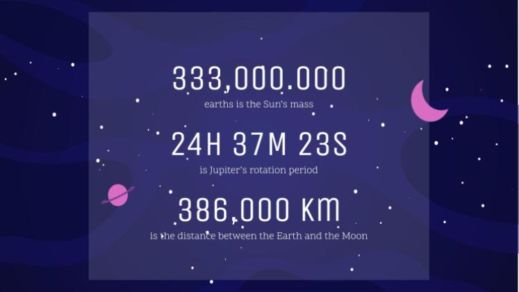 은하계 그레이디언트 프레젠테이션 템플릿