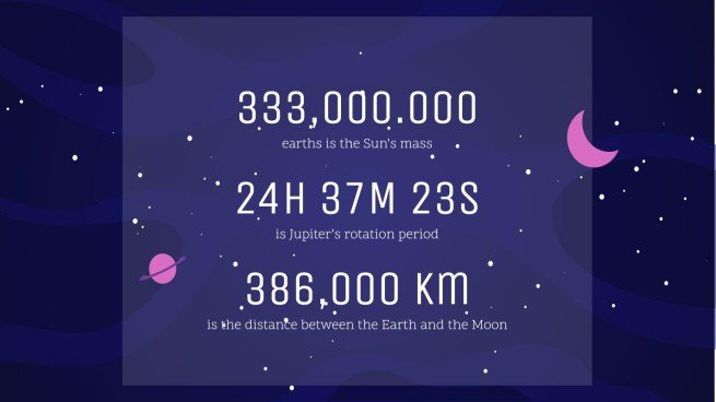 은하계 그레이디언트 프레젠테이션 템플릿