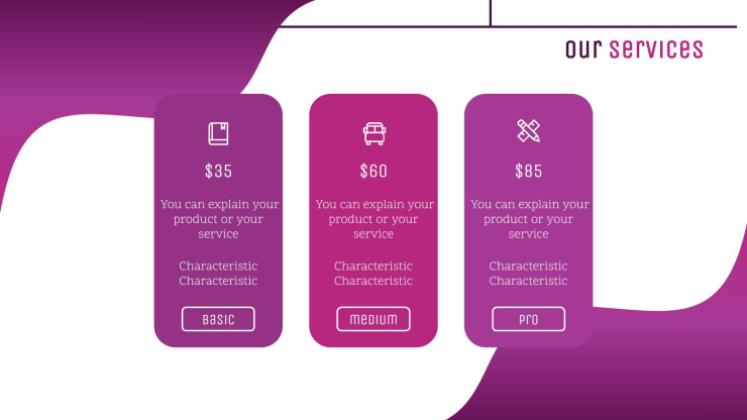 Galaxie Farbverlauf Präsentationsvorlage