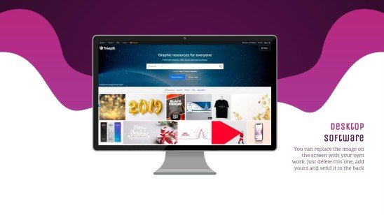 Galaxie Farbverlauf Präsentationsvorlage