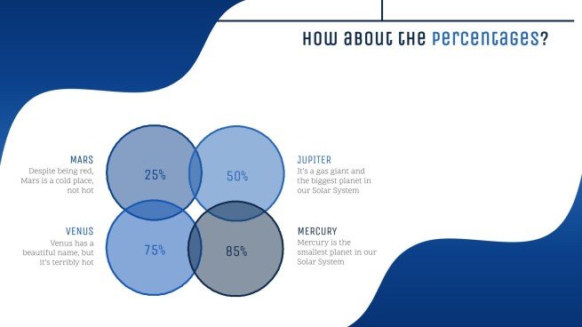 Galaxie Farbverlauf Präsentationsvorlage