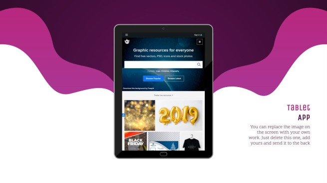 Galaxie Farbverlauf Präsentationsvorlage