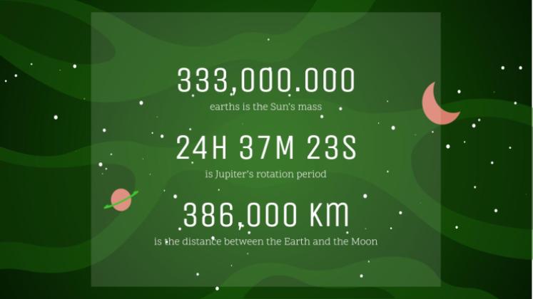 은하계 그레이디언트 프레젠테이션 템플릿