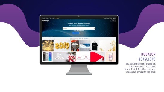 은하계 그레이디언트 프레젠테이션 템플릿