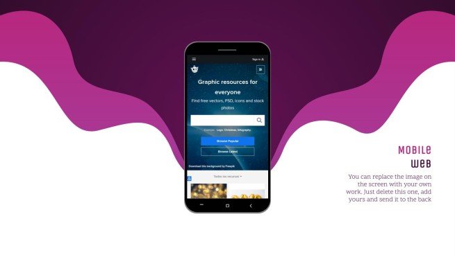 Galaxie Farbverlauf Präsentationsvorlage