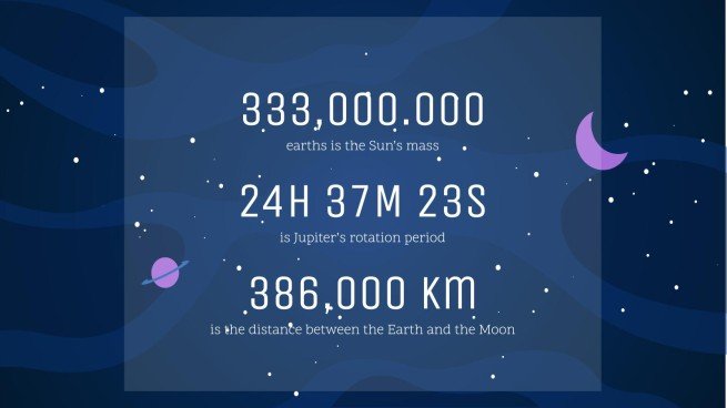 Galaxie Farbverlauf Präsentationsvorlage