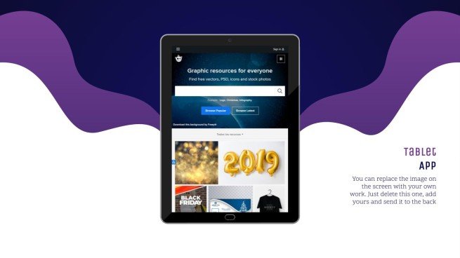 은하계 그레이디언트 프레젠테이션 템플릿