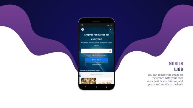 은하계 그레이디언트 프레젠테이션 템플릿