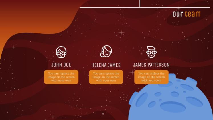 Galaxie dégradé Modèles de présentation