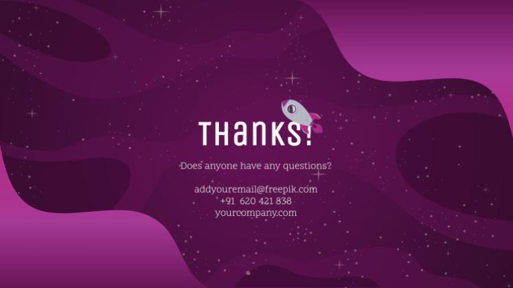 Galaxie Farbverlauf Präsentationsvorlage