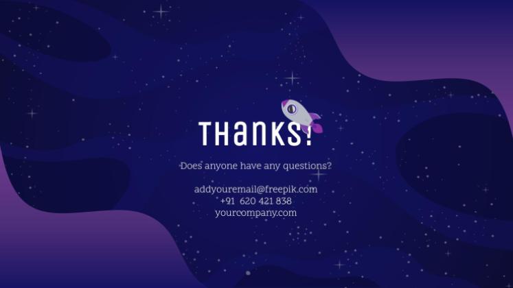 은하계 그레이디언트 프레젠테이션 템플릿