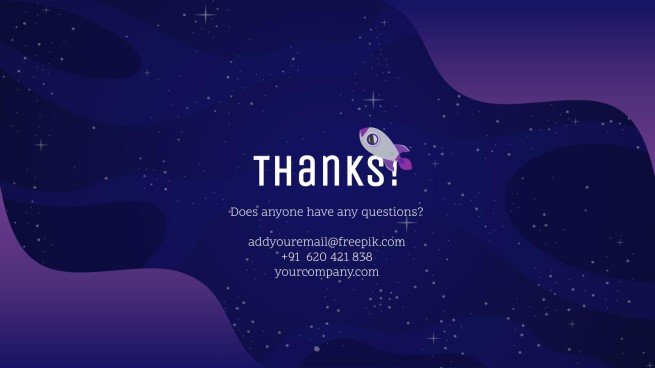 은하계 그레이디언트 프레젠테이션 템플릿