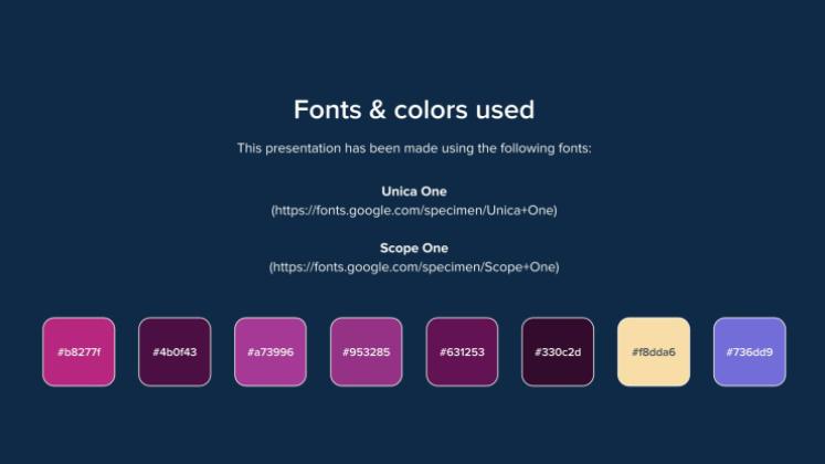 Galaxie Farbverlauf Präsentationsvorlage