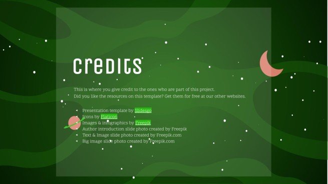 은하계 그레이디언트 프레젠테이션 템플릿