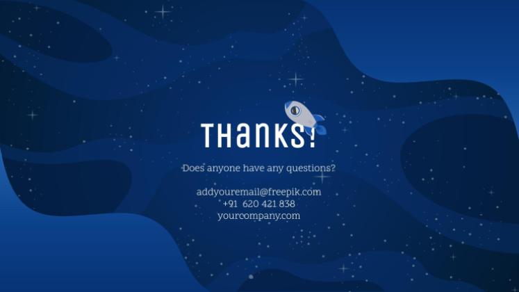 Galaxie Farbverlauf Präsentationsvorlage