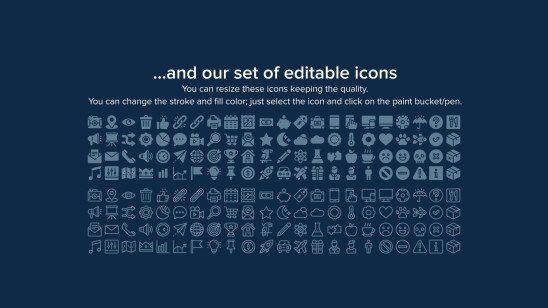 Galaxie Farbverlauf Präsentationsvorlage