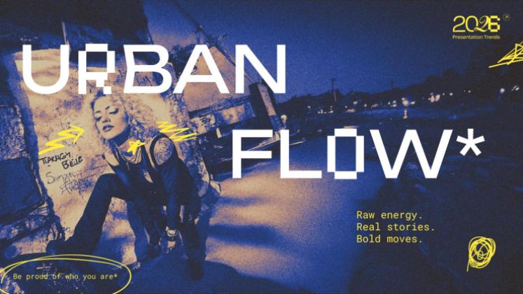 Urban Flow presentation template 