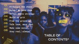 Urban Flow presentation template 