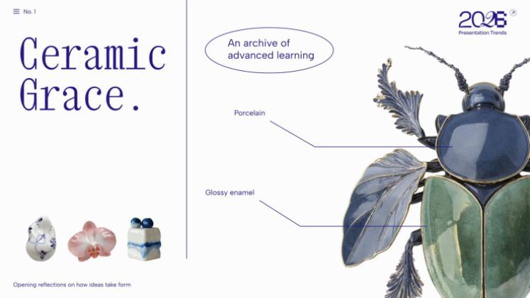 Ceramic Grace presentation template 