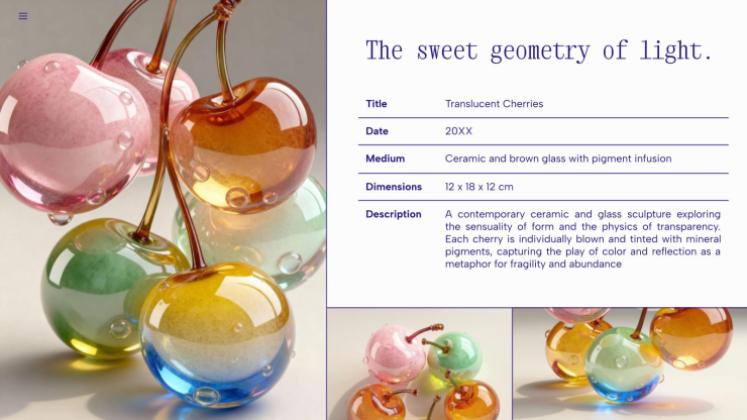 Ceramic Grace presentation template 