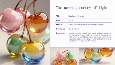 Ceramic Grace presentation template 