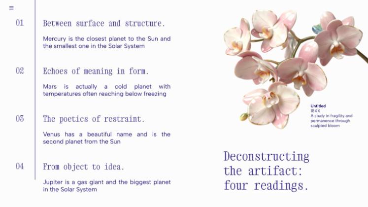 Ceramic Grace presentation template 