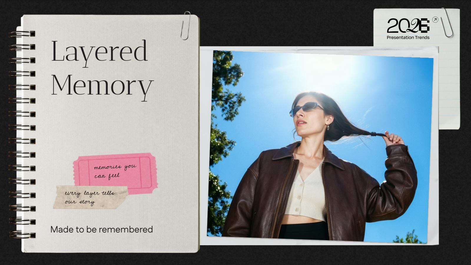 계층화된 메모리 프레젠테이션 템플릿