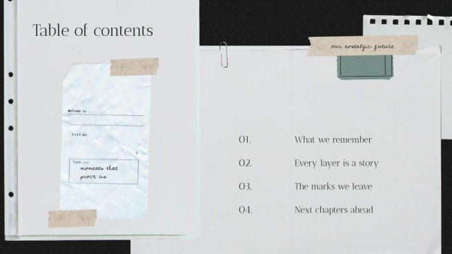 계층화된 메모리 프레젠테이션 템플릿