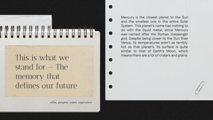 계층화된 메모리 프레젠테이션 템플릿