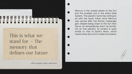 계층화된 메모리 프레젠테이션 템플릿