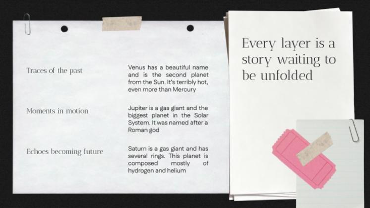 계층화된 메모리 프레젠테이션 템플릿