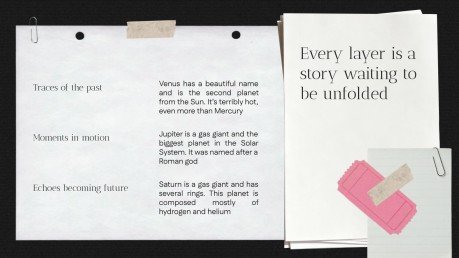 계층화된 메모리 프레젠테이션 템플릿