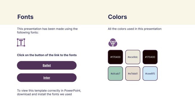 Muted Noise presentation template 