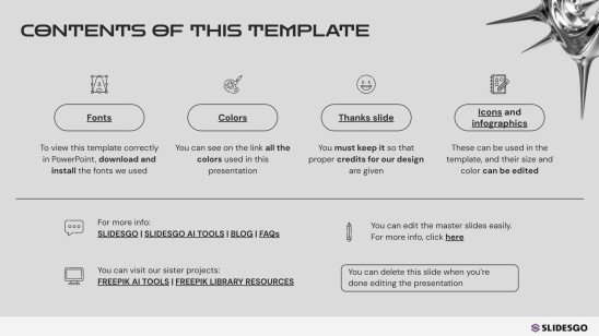 Chrome Drift presentation template 