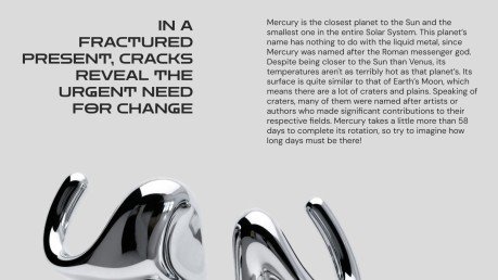 Chrome Drift presentation template 