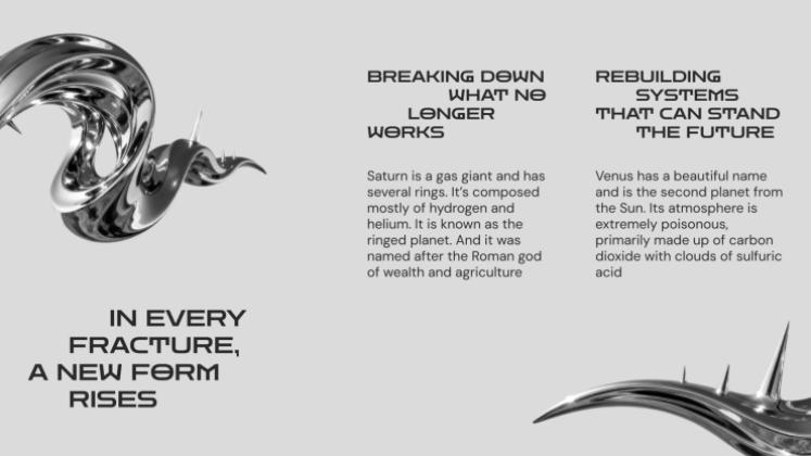 Chrome Drift presentation template 