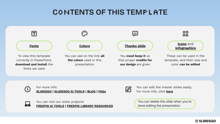 Bubble Syntax Präsentationsvorlage