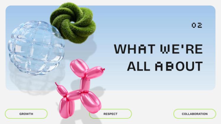 Bubble Syntax Präsentationsvorlage