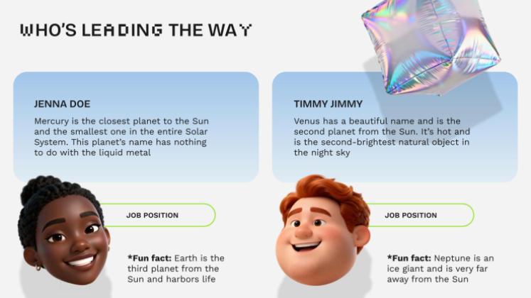 Bubble Syntax Präsentationsvorlage
