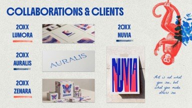 Plantilla de presentación Decodificación retro