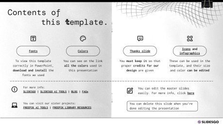 Analog Dreams presentation template 