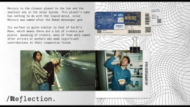 Analog Dreams presentation template 