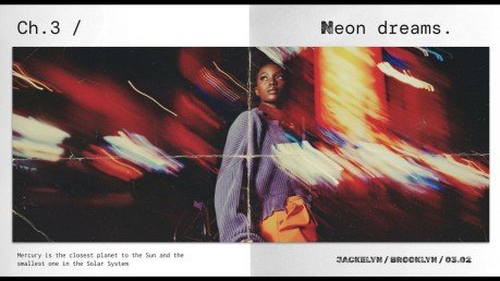 Analog Dreams presentation template 