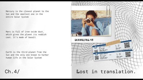 Analog Dreams presentation template 