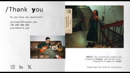 Analog Dreams presentation template 