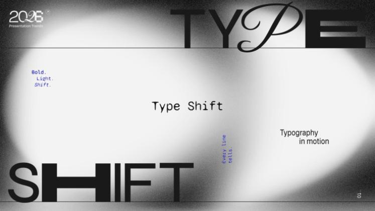 Type Shift presentation template 